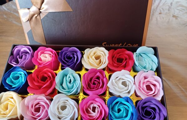 zeepbloemen gemengd 18 st