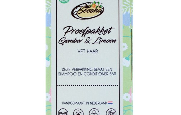 proefpakket shampoo&conditioner gember_limoen