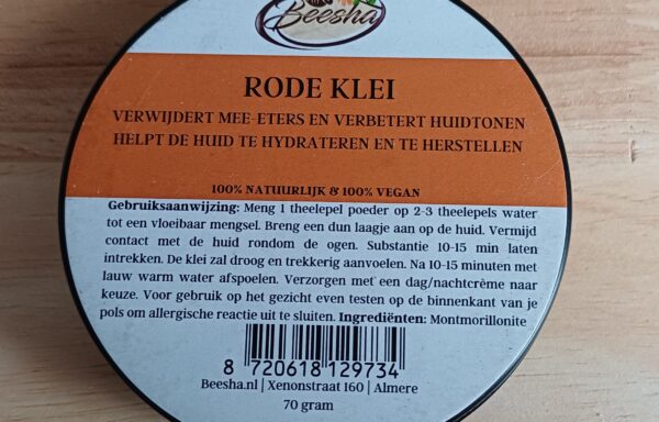 kleimasker rode klei